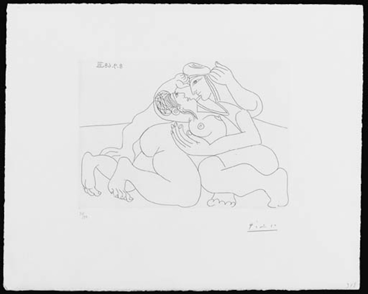 Raphael et la Fornarina by Pablo Picasso