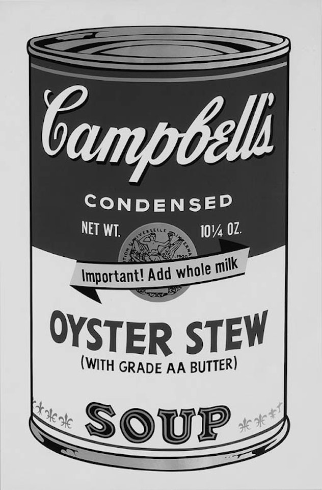 Oyster Stew, from Campbell's Soup Can II by Andy Warhol