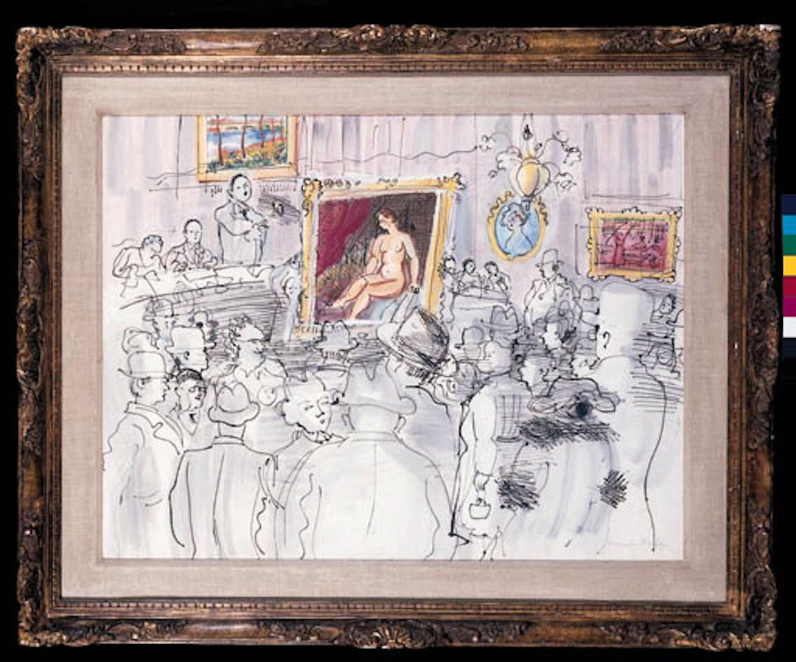 Vente a L'Hotel Drouot by Raoul Dufy