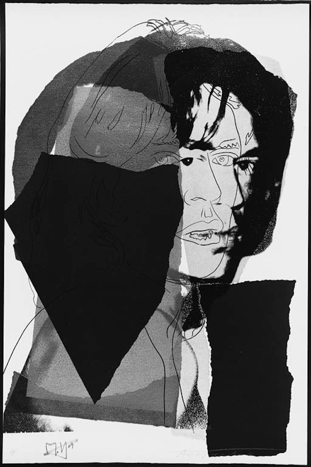 Mick Jagger by Andy Warhol