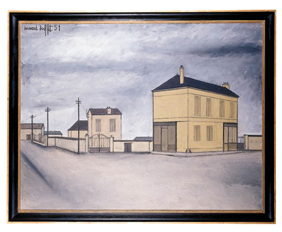 Maison dans un carrefour by Bernard Buffet