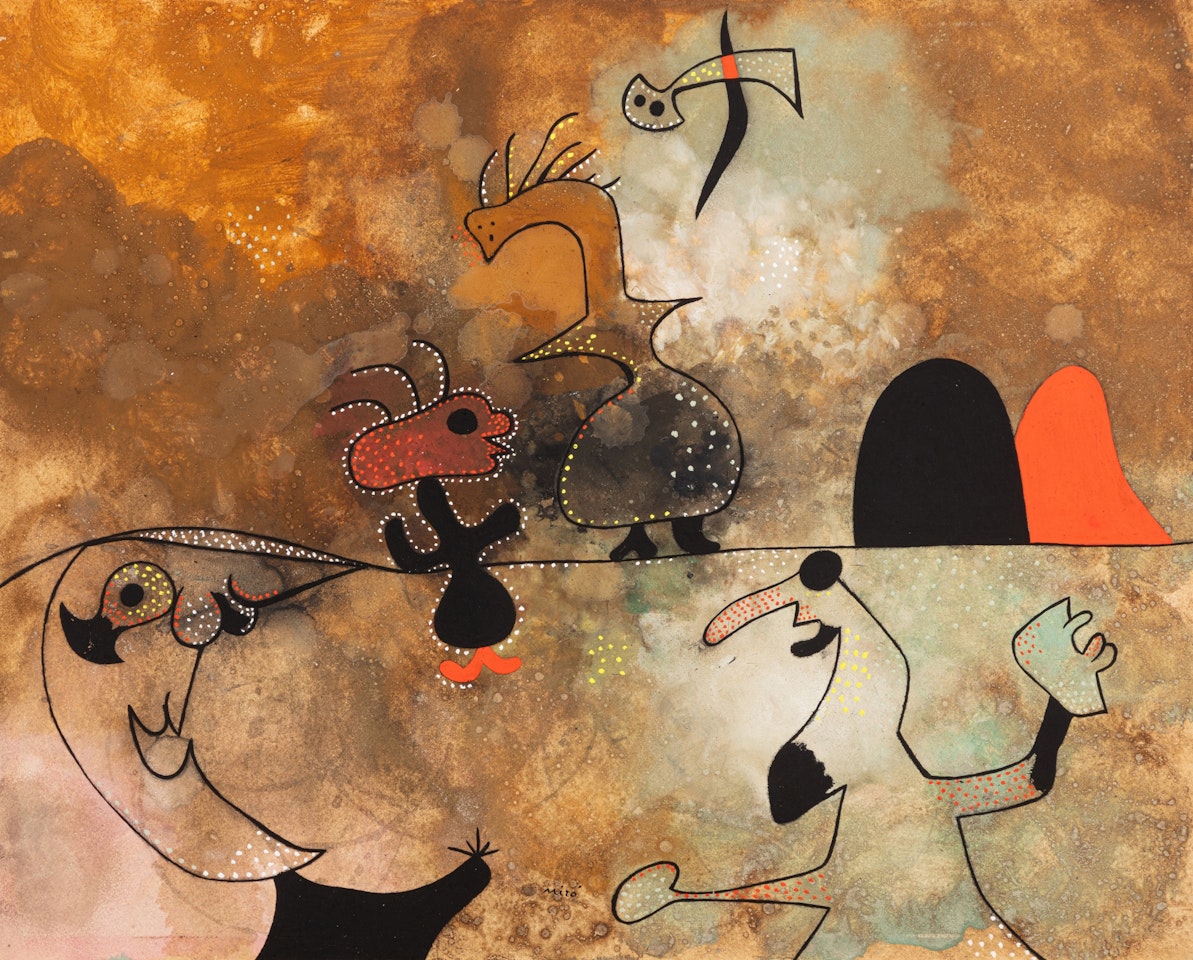 L'oiseau du matin by Joan Miró