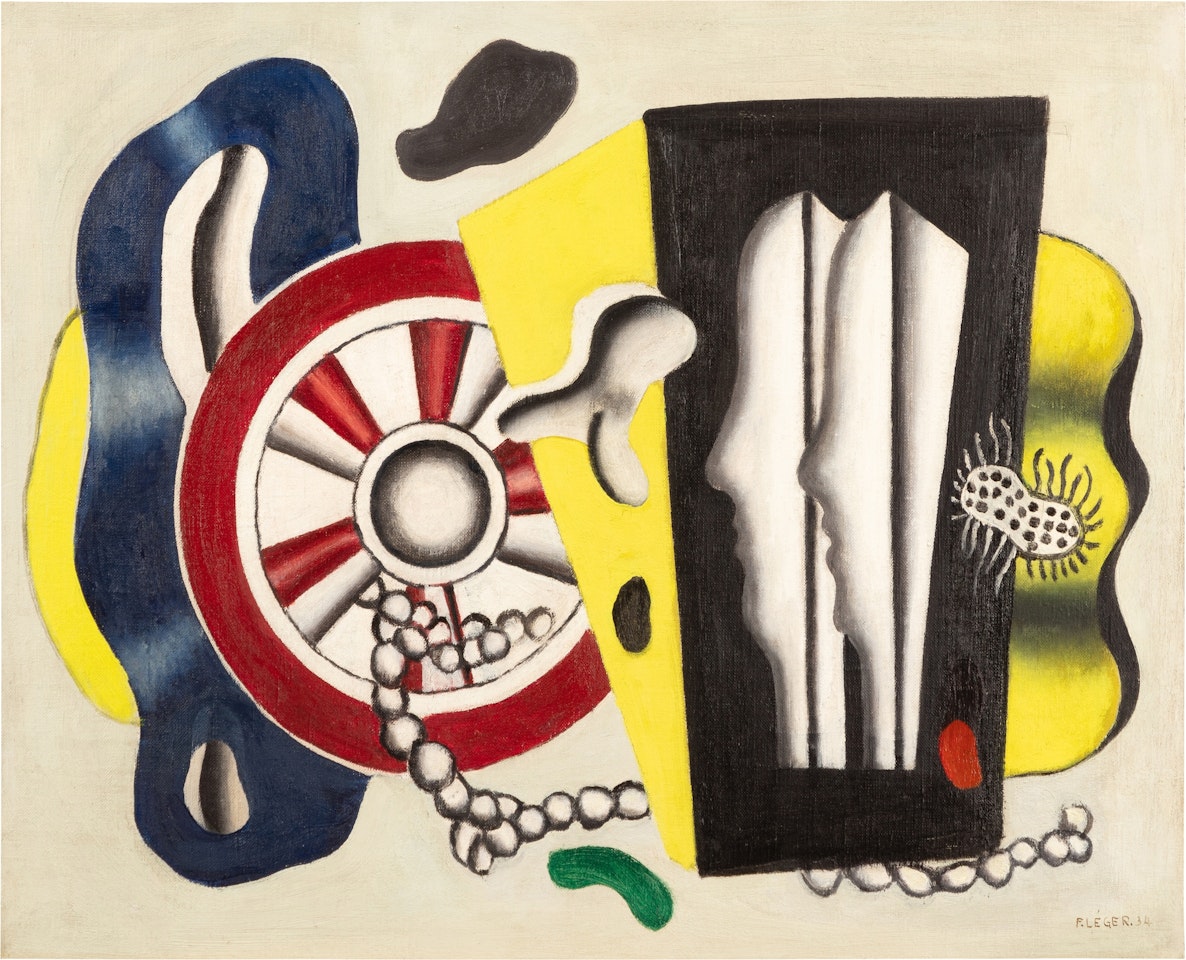 Composition aux profils by Fernand Leger