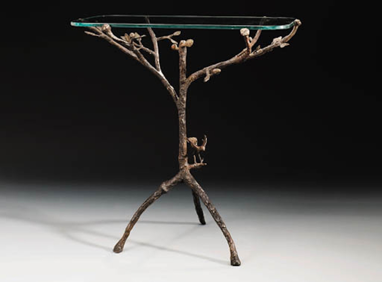 Gueridon-arbre, version a l'oiseau prenant son envol by Diego Giacometti