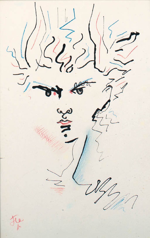 Jean Marais en faune by Jean Cocteau