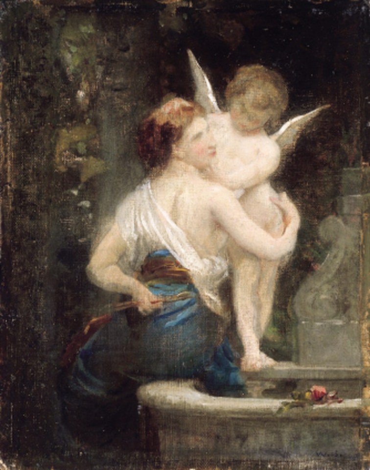 Study for L'Amourredemnant ses armes by William-Adolphe Bouguereau