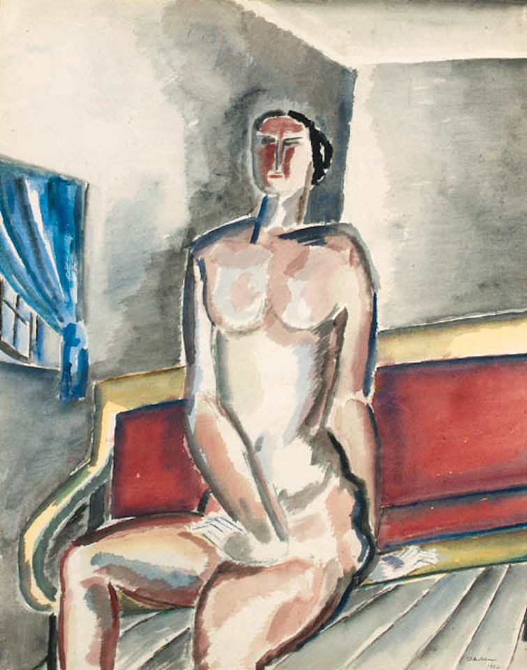 Nu assis by Ossip Zadkine