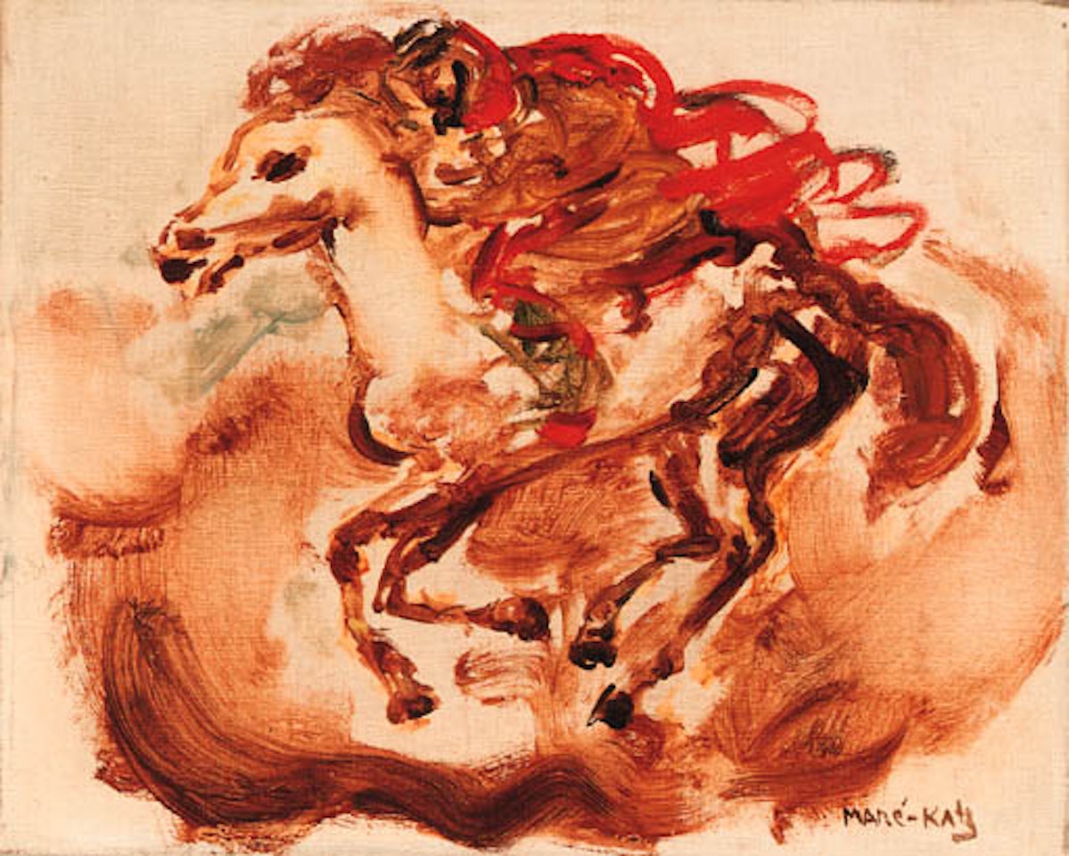 Cavalier arabe by Emmanuel Mané-Katz