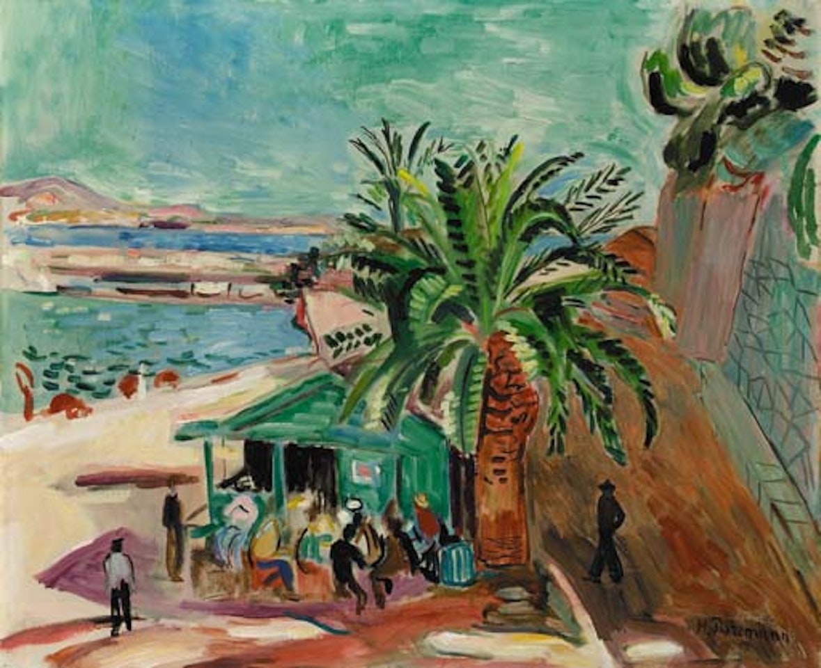 Die kuste bei sanary by Hans Purrmann