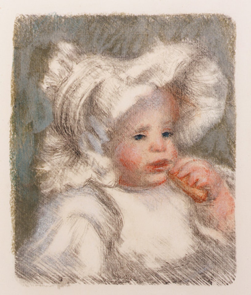 L'enfant au biscuit, Jean Renoir by Pierre-Auguste Renoir