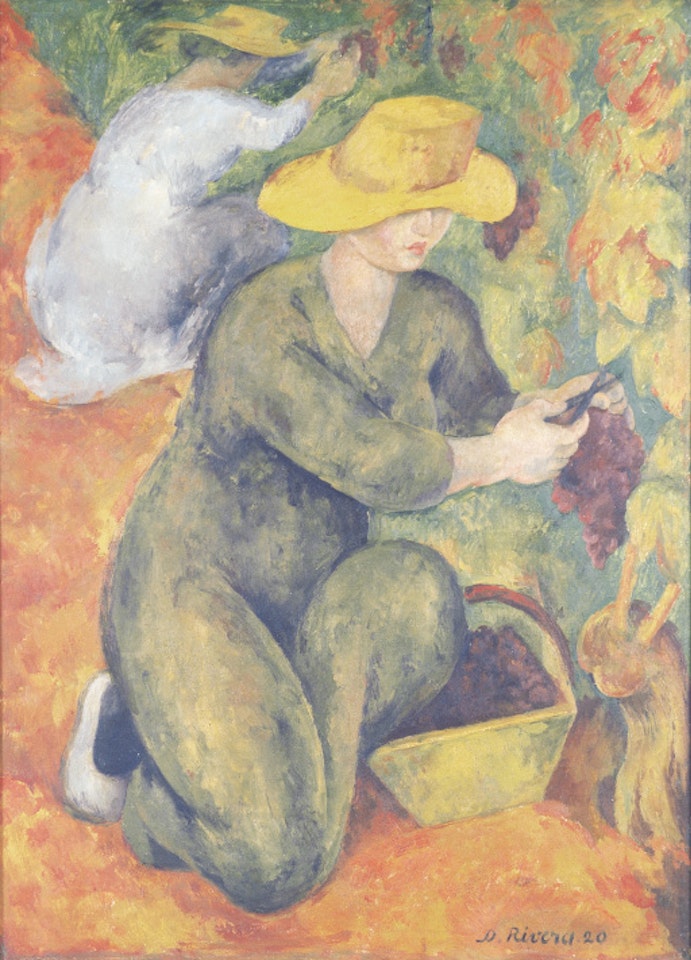 En el vinedo by Diego Rivera