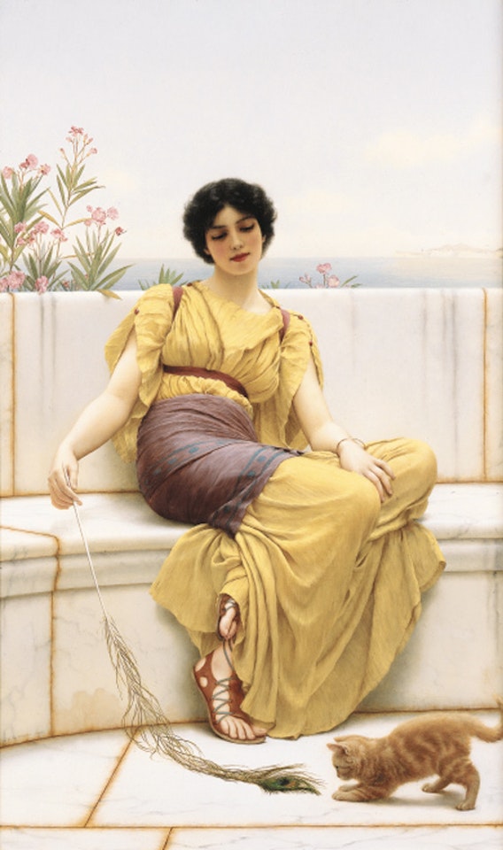 Idleness by JOHN WILLIAM GODWARD, R.B.A.