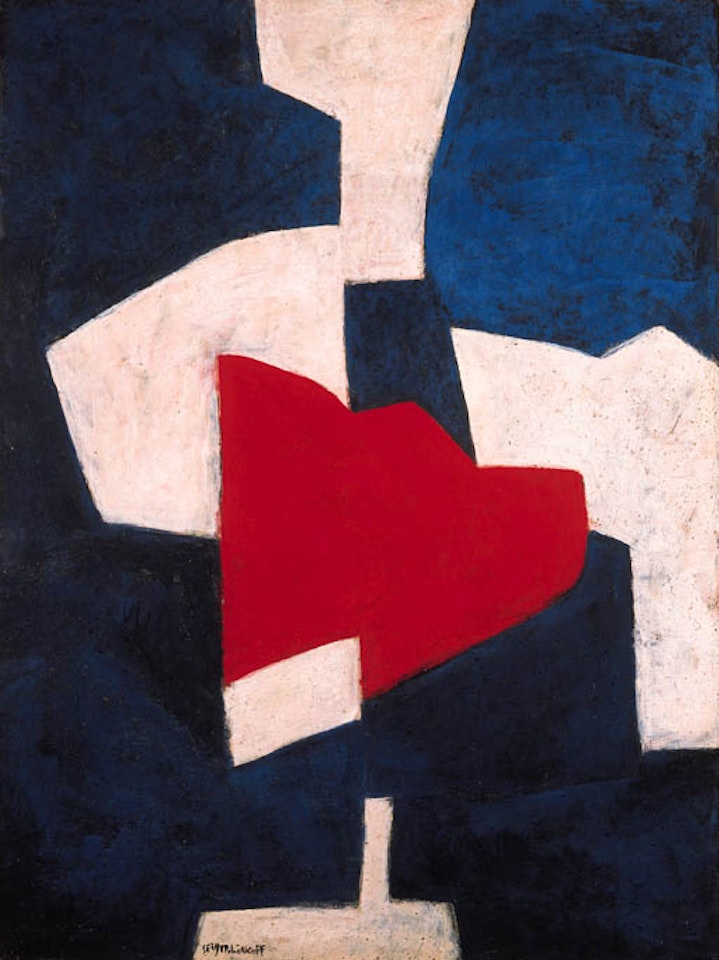Composition bleu, rouge, blanc by Serge Poliakoff