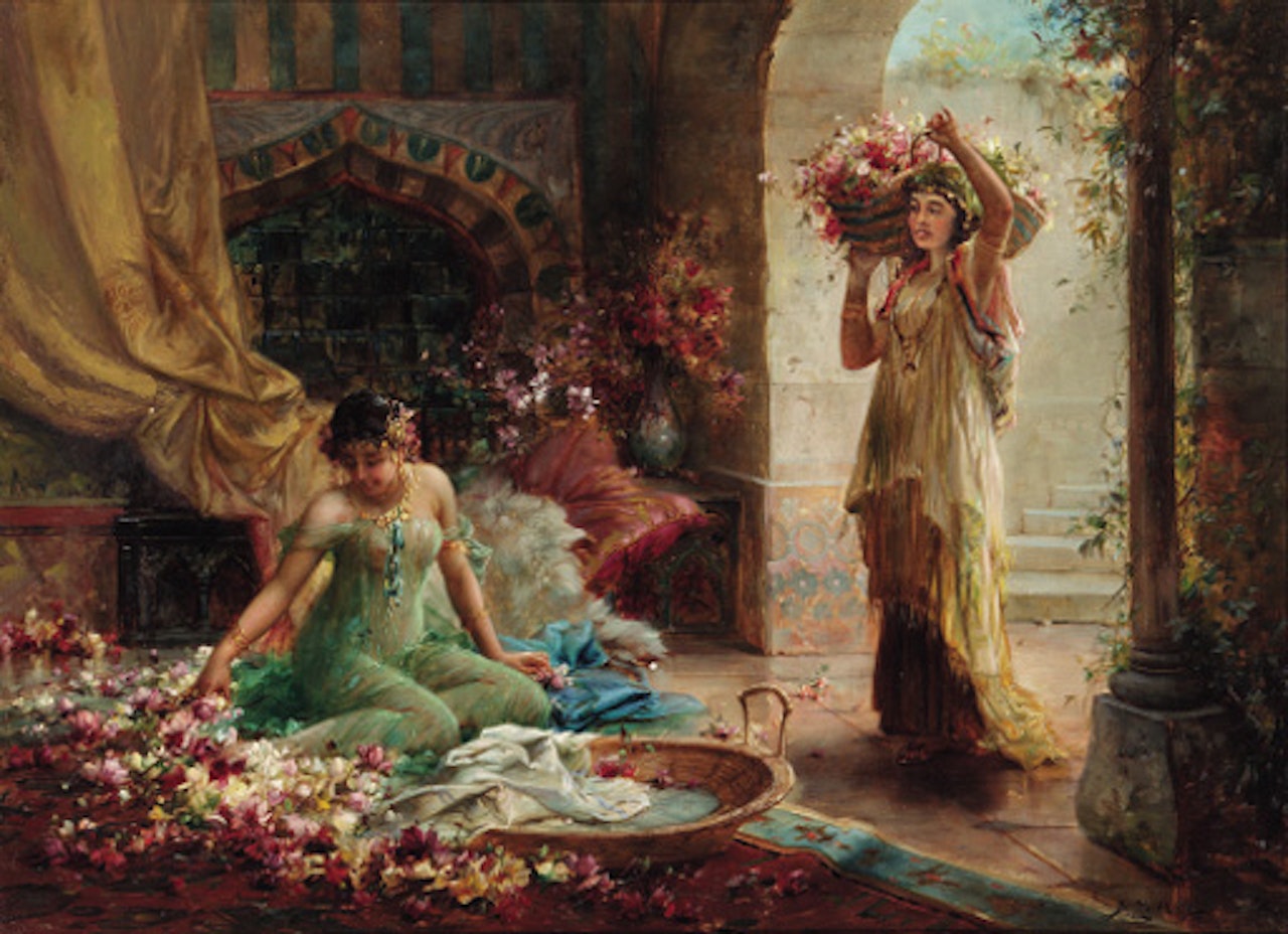 Perfume makers by Hans Zatzka
