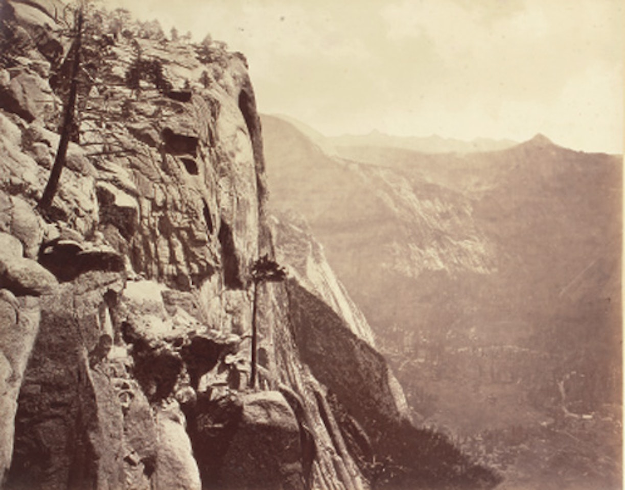 Yosemite Cliff by Eadweard Muybridge
