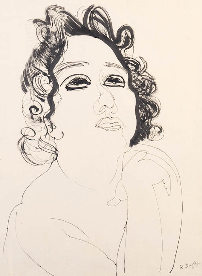 Tete de femme by Raoul Dufy