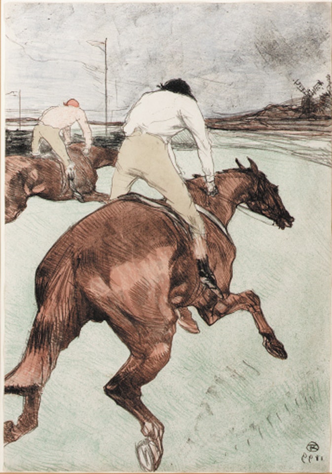 Le jockey by Henri de Toulouse-Lautrec