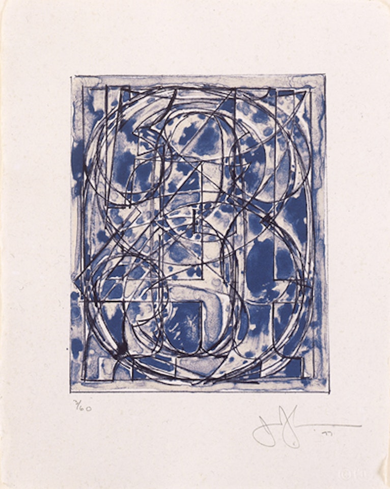 0 through 9 by Jasper Johns