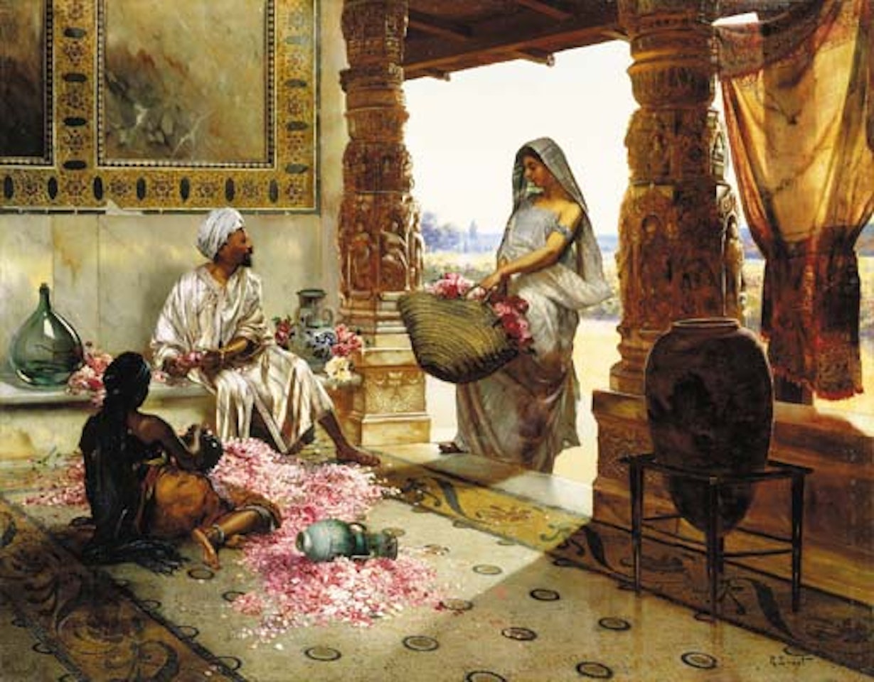 Flower maidens by Rudolf Ernst