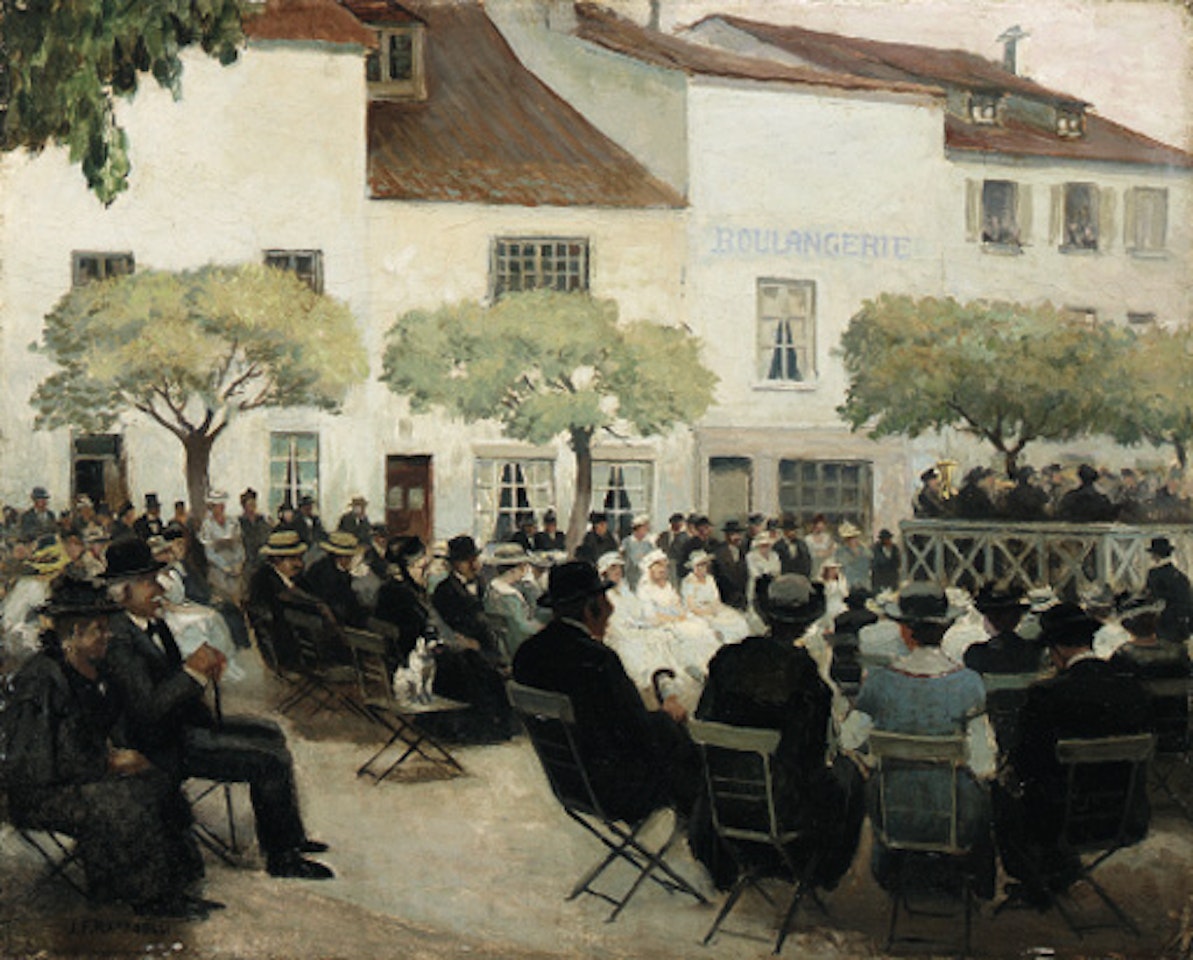 Le concert public by Jean Francois Raffaelli