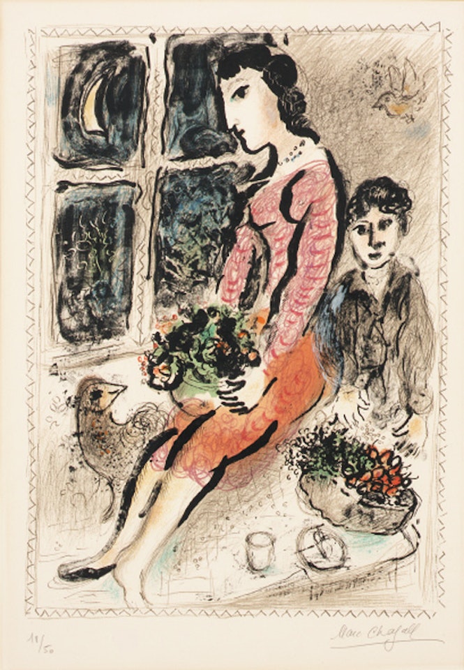 The purple bodice by Marc Chagall