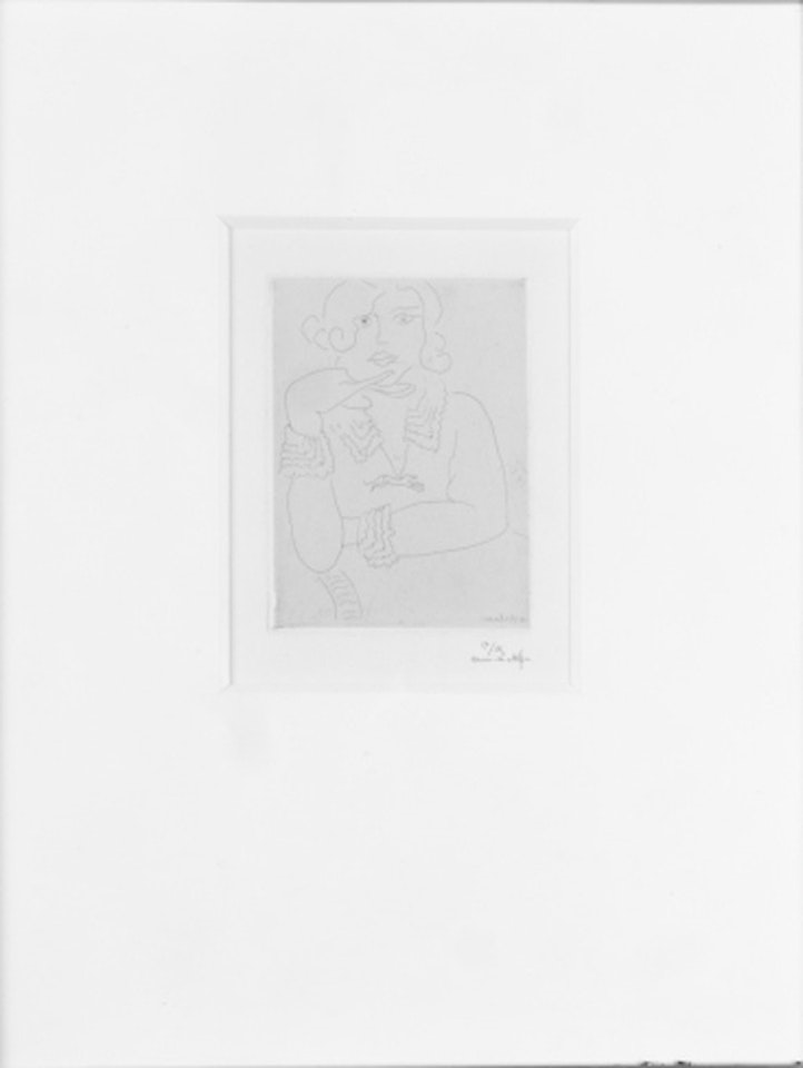 Figure au col et manchettes de dentelle by Henri Matisse