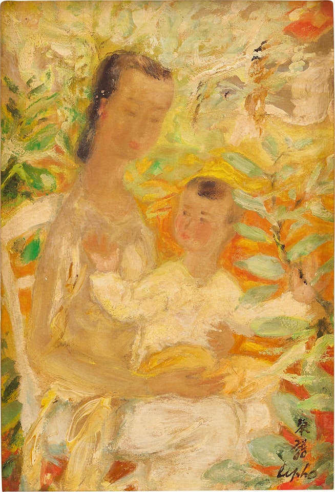 Le Pho 黎譜 | Mère et Enfant (Mother and child) 母與子 by Le Pho