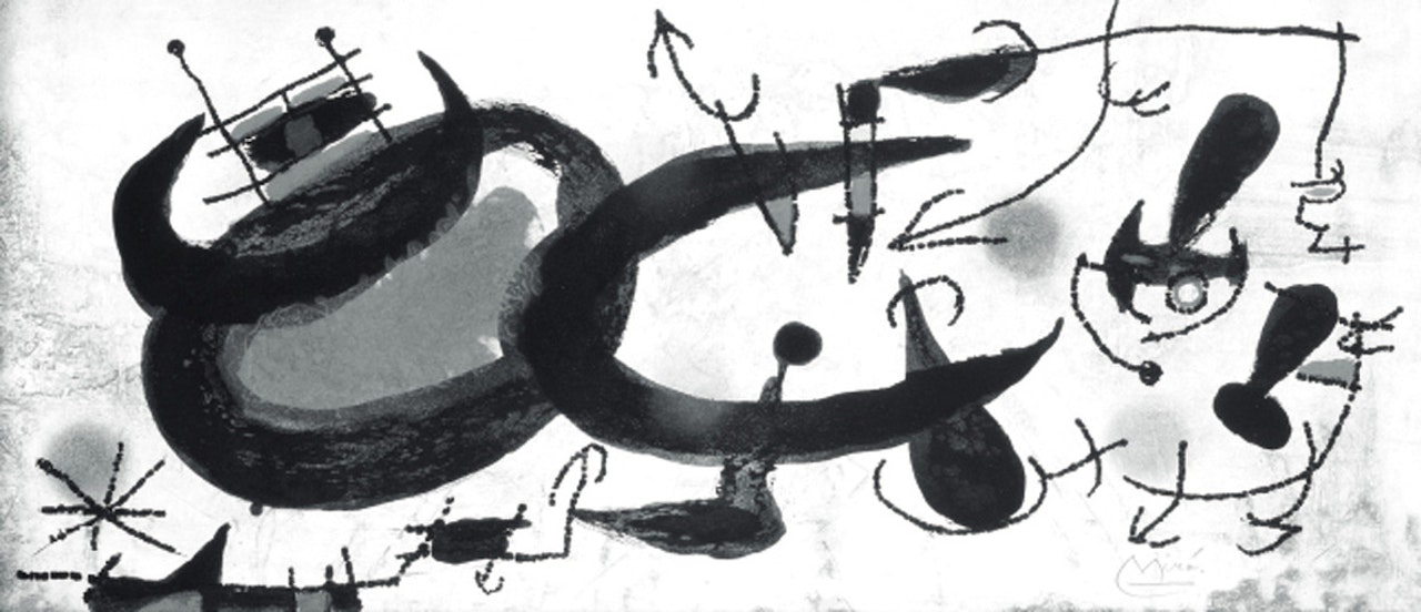 Untitled, from L'Oiseau Solaire, l'oiseau lunaire, etincelles by Joan Miró