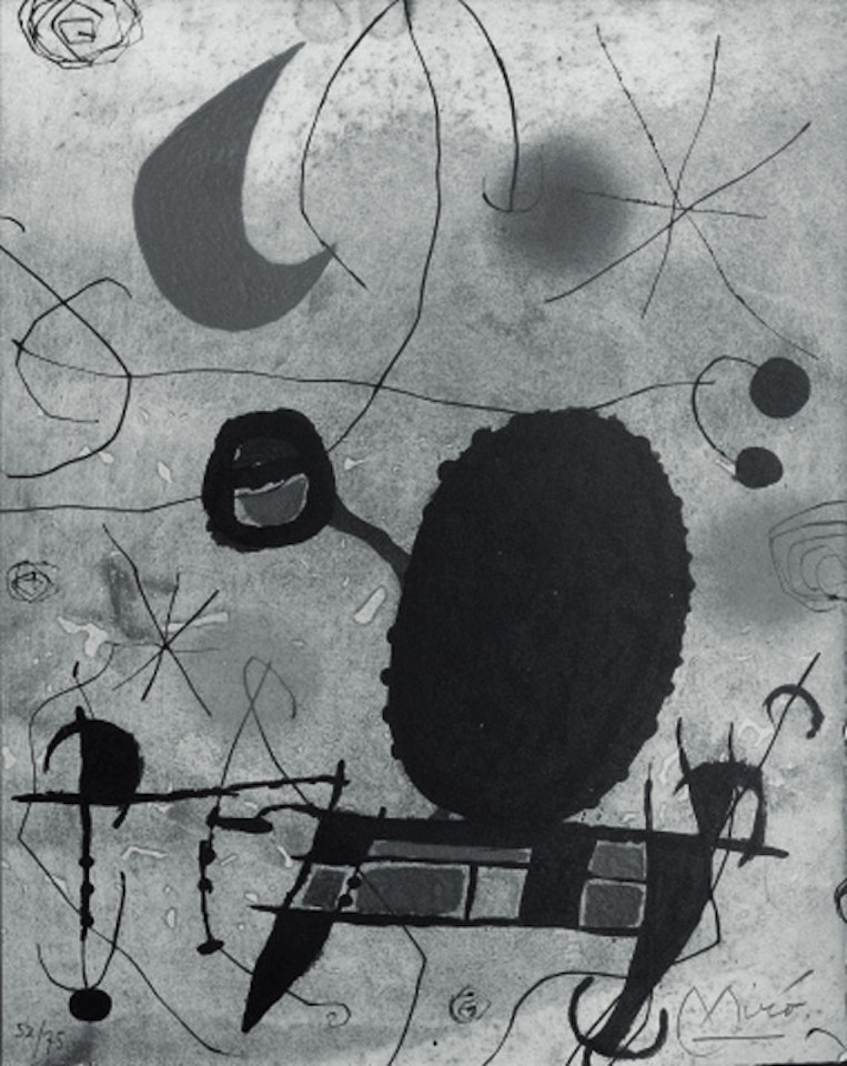 Untitled, from L'Oiseau solaire, l'oiseau lunaire, etincelles by Joan Miró