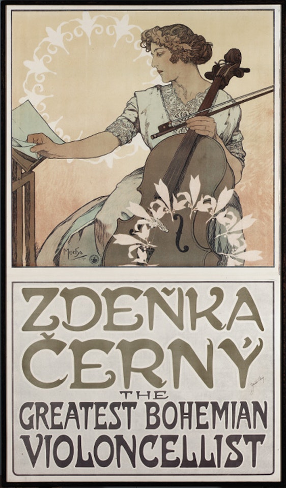 Zdenka Cerny by Alphonse Mucha