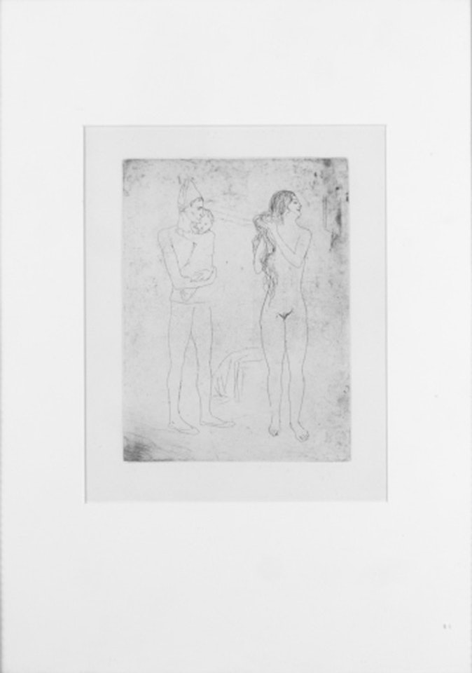 La toilette de la mere, from La Suite des Saltimbanques by Pablo Picasso