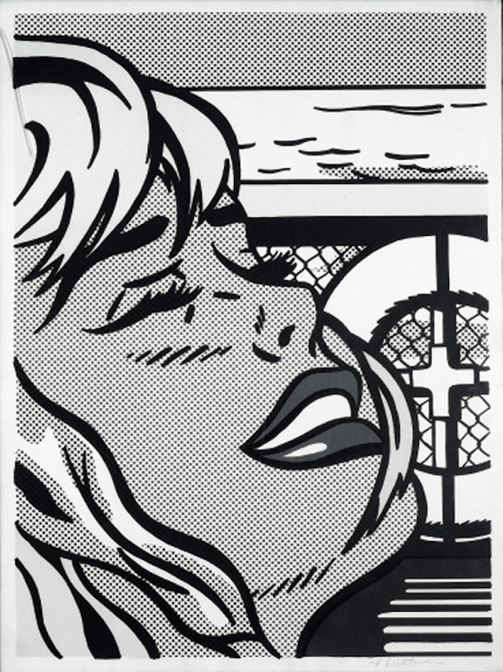 Shipboard girl by Roy Lichtenstein