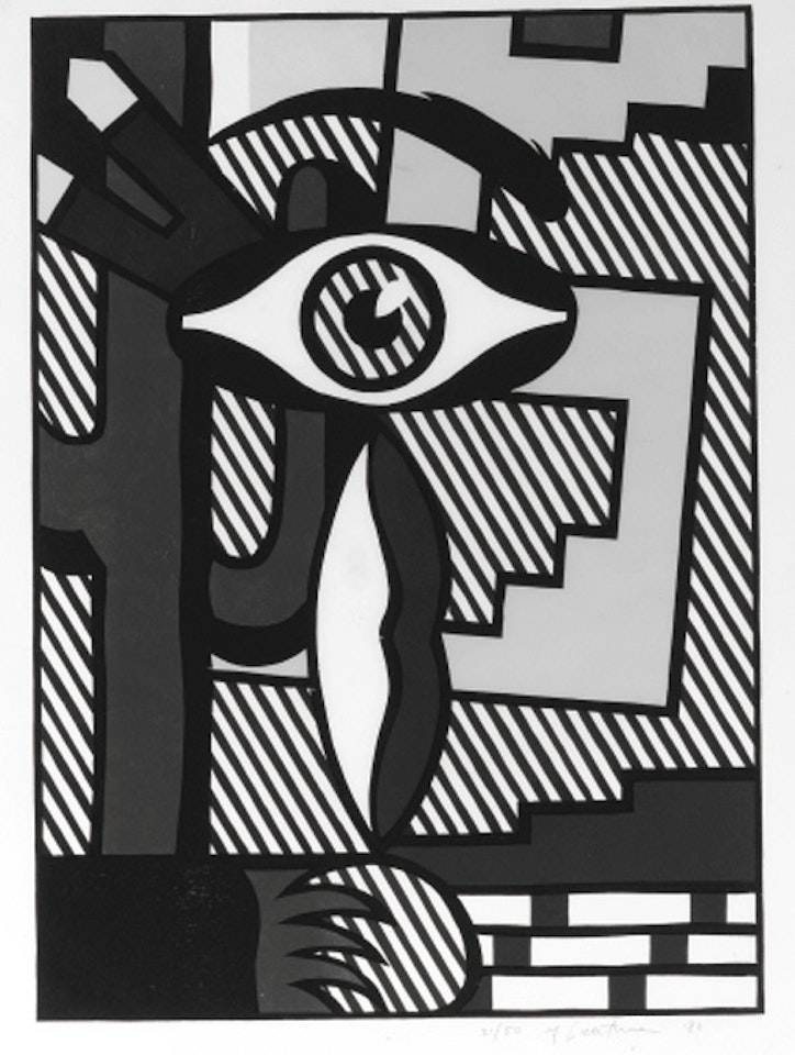 American Indian Theme III, from American Indian Theme Series by Roy Lichtenstein