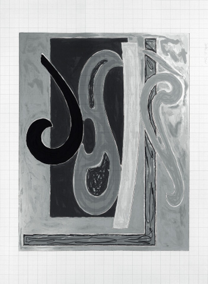Eskimo Curlew, from Exotic Bird Series by Frank Stella