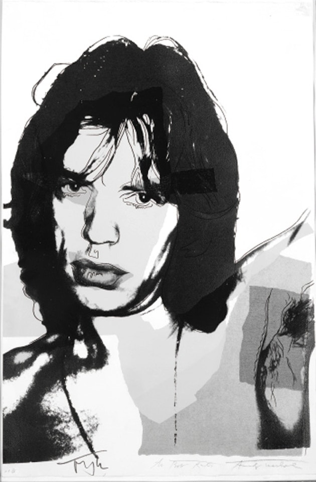 Mick Jagger by Andy Warhol