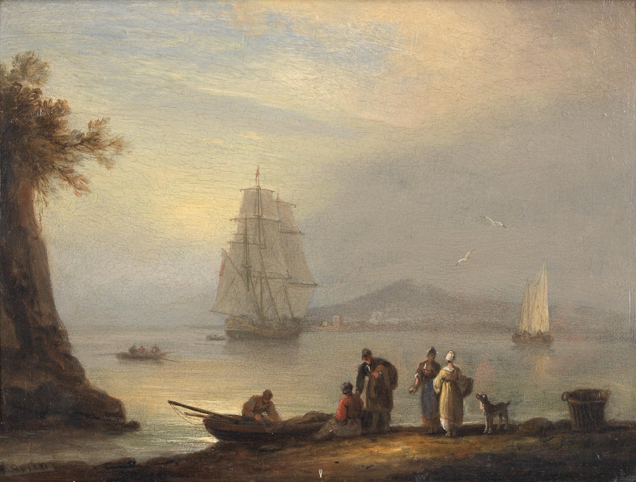 Sorting the day"s catch by Thomas Luny