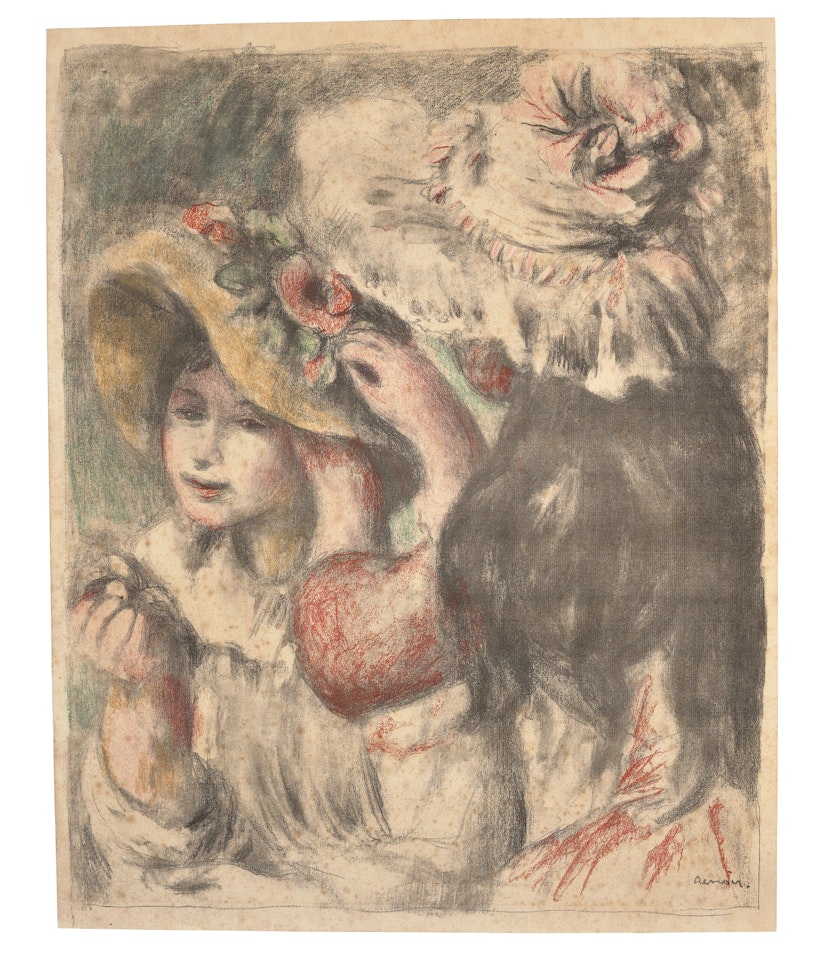 Le Chapeau épinglé, 2è planche by Pierre-Auguste Renoir