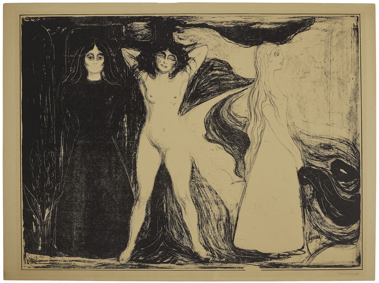 Das Weib (Woman) by Edvard Munch