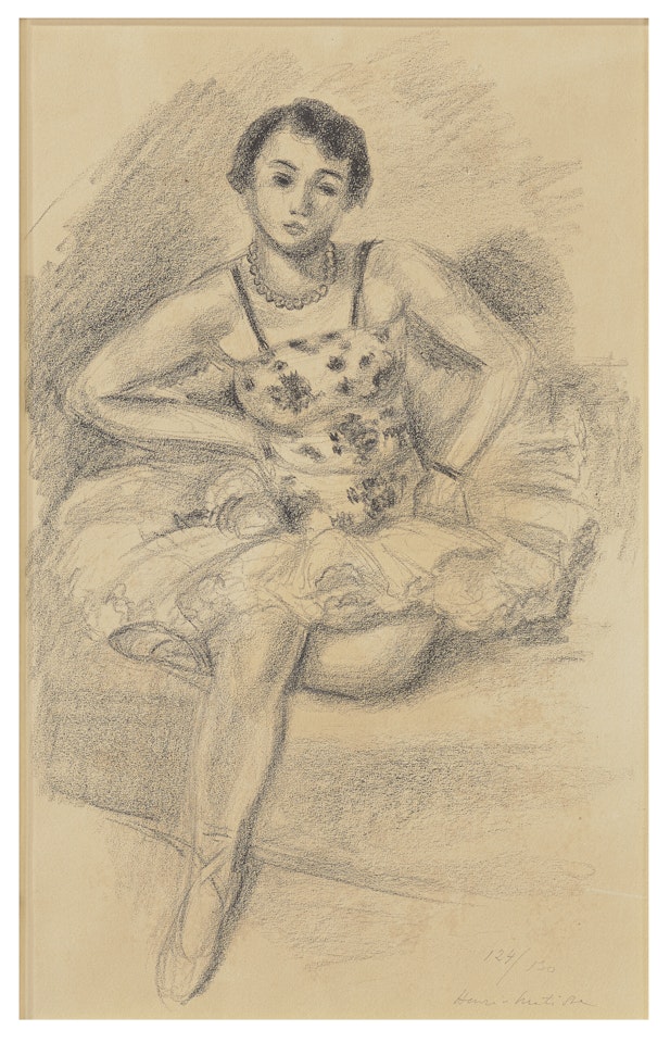Danseuse assise, from Dix danseuses by Henri Matisse