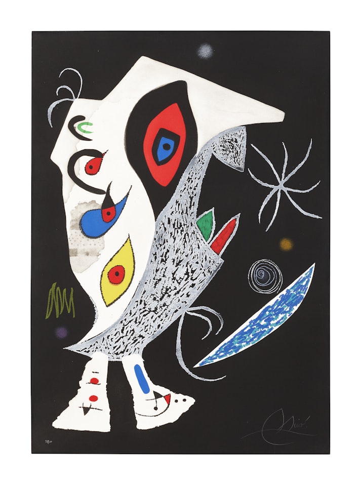 Barbare dans la nuit (Barbarian in the Night) by Joan Miró