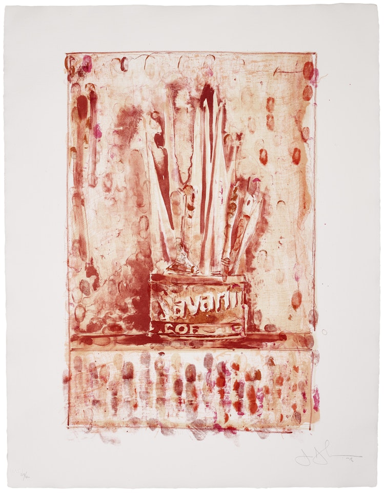 Savarin 3 (Red) by Jasper Johns