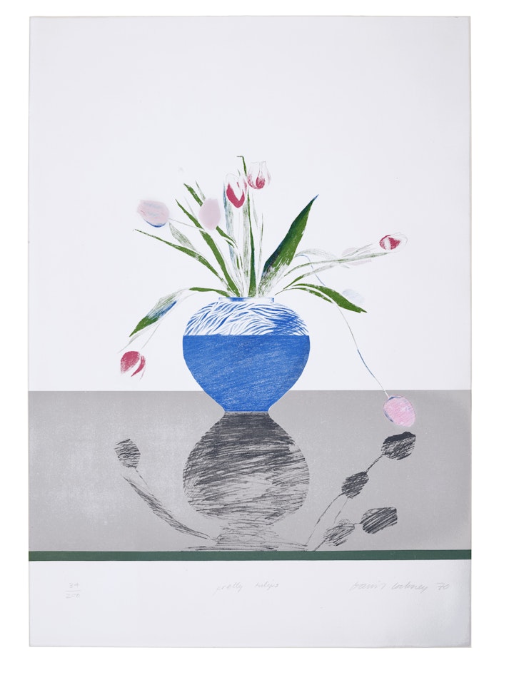 Pretty Tulips by David Hockney
