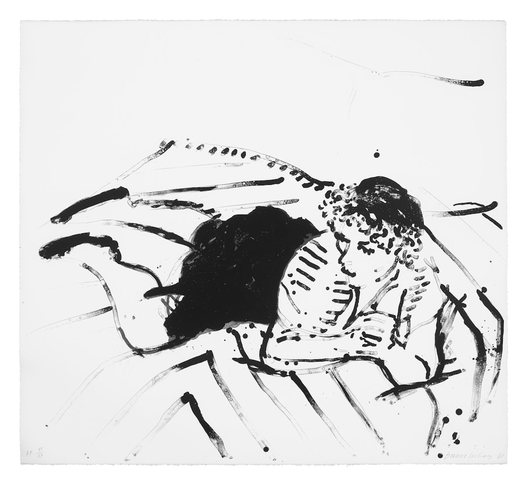 Big Celia Print #2 by David Hockney