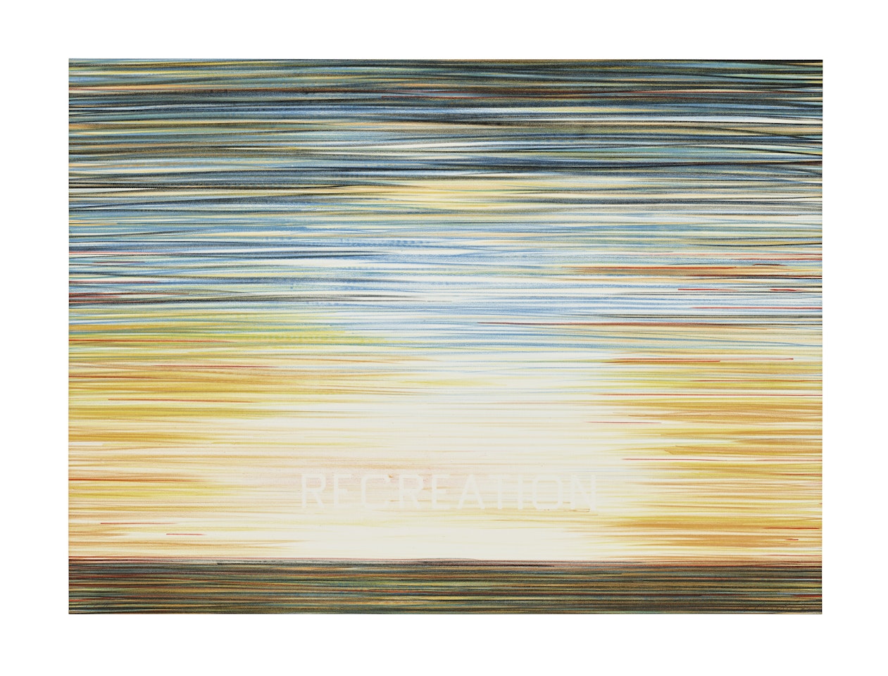 It's Recreational, from World Series by Ed Ruscha