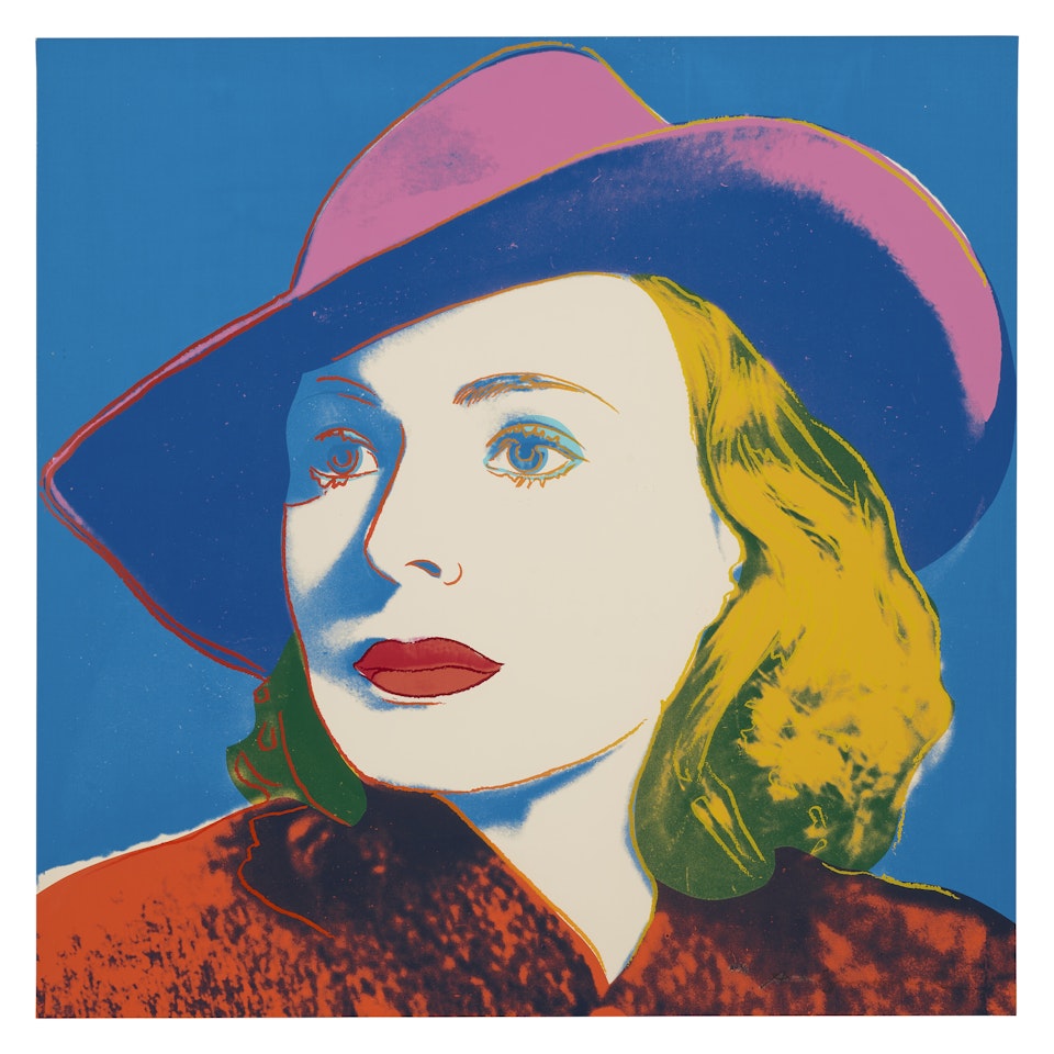Ingrid Bergman With Hat, from Ingrid Bergman by Andy Warhol