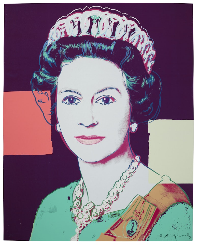 Queen Elizabeth II of the United Kingdom, from Reigning Queens by Andy Warhol