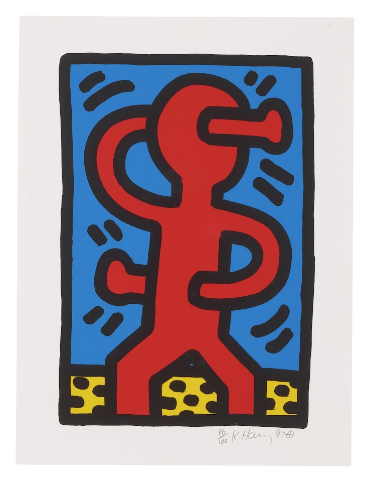 Untitled: one print by Keith Haring