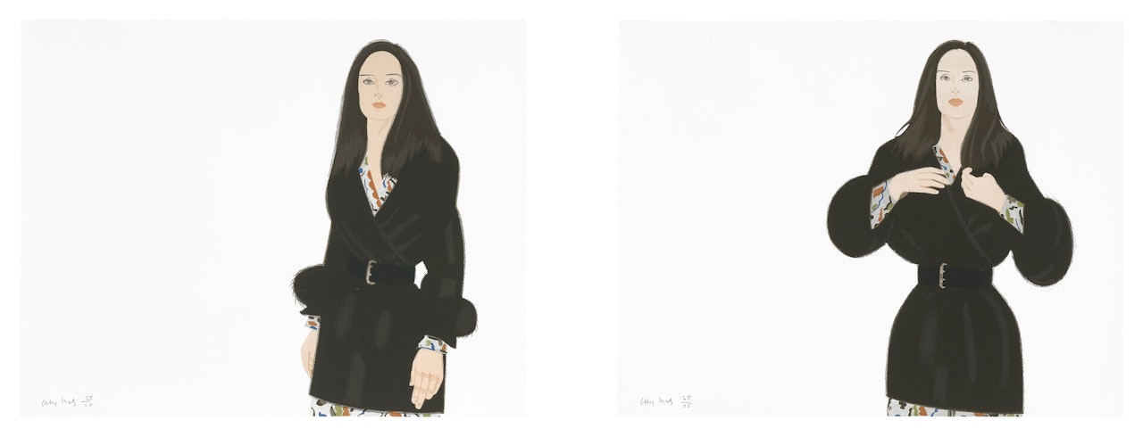 Two prints by the artist by Alex Katz