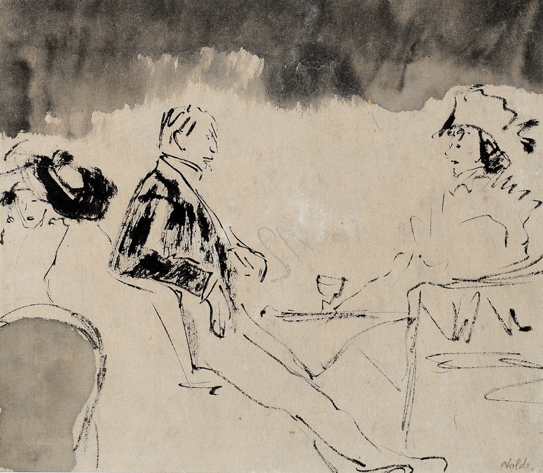 Im Café by Emil Nolde