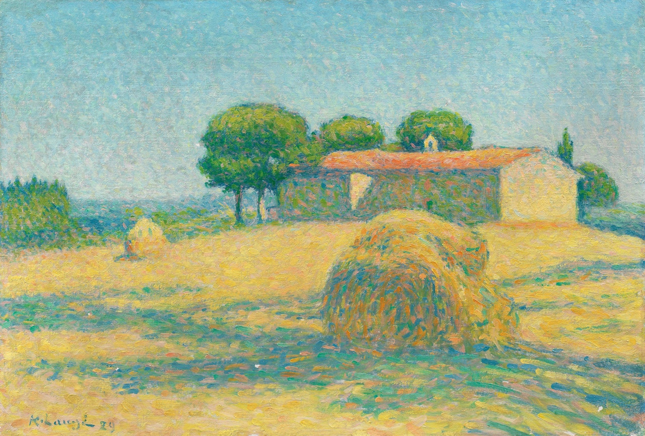 Les meules à Cailhau by Achille Laugé